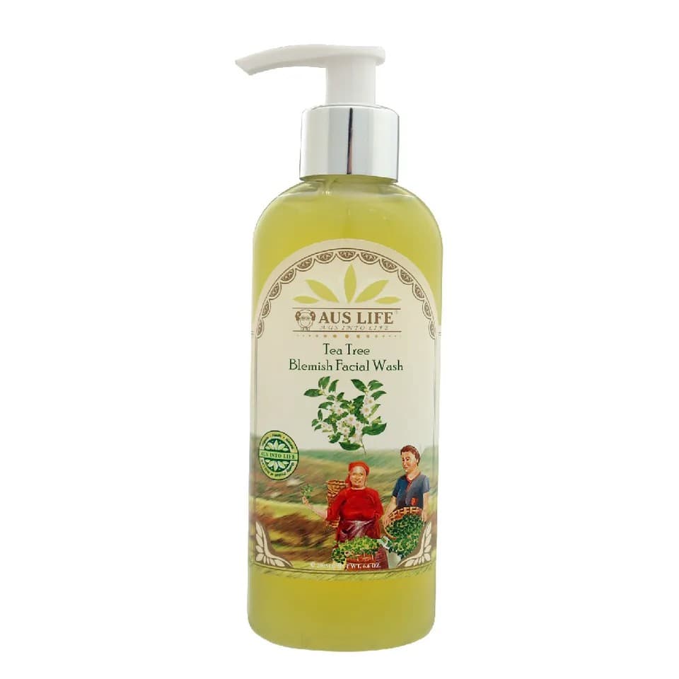 【澳思萊AUS LIFE】茶樹控油調理淨化潔面膠 200ml|澳思萊 Auslife 臉部植萃保養