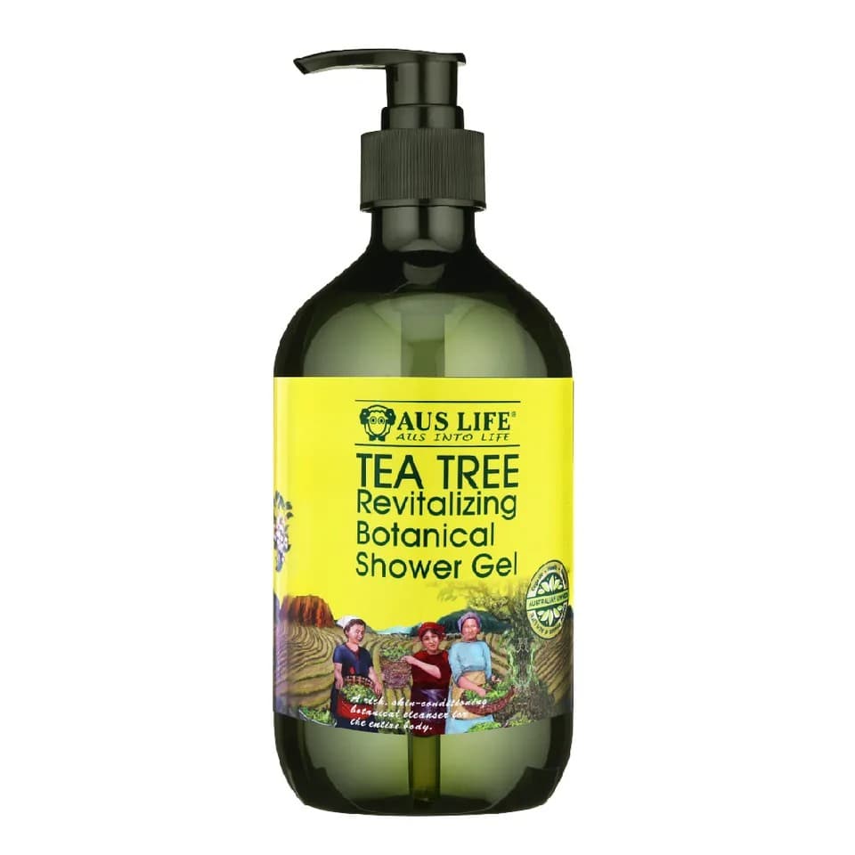 【澳思萊AUS LIFE】茶樹調理控油沐浴精露 500ml｜澳思萊 Auslife 天然身體保養