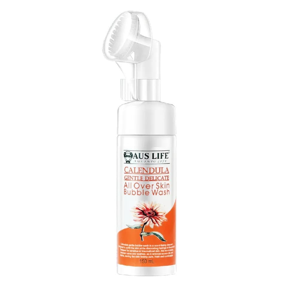 【澳思萊AUS LIFE】金盞花極淨溫和洗卸泡泡 150ml|澳思萊 Auslife 臉部植萃保養