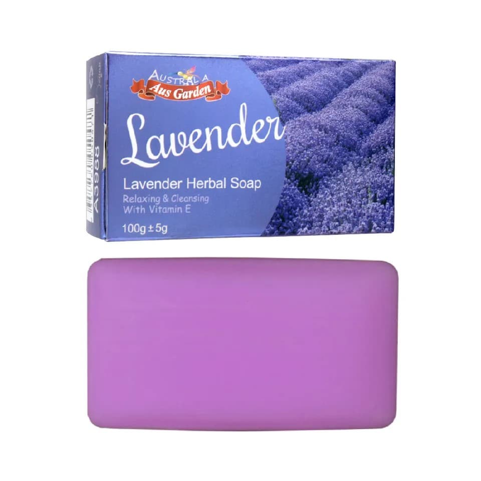 【澳維花園Aus Garden】薰衣草亮白健康皂 100g±5g|澳思萊 Auslife 天然身體保養
