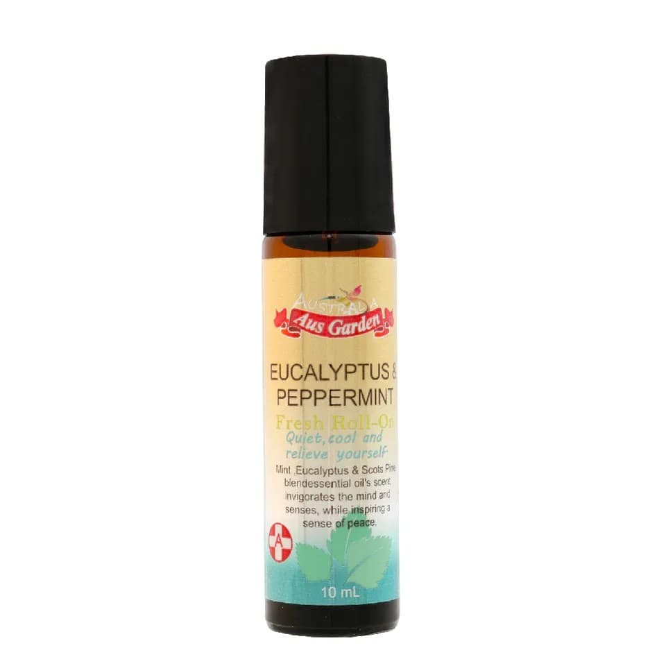 【澳維花園Aus Garden】薄荷尤加利怡神舒涼滾珠精油 10ml